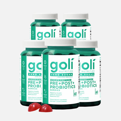 Zero Sugar Pre+Post+ Probiotics Gummies 5-PACK